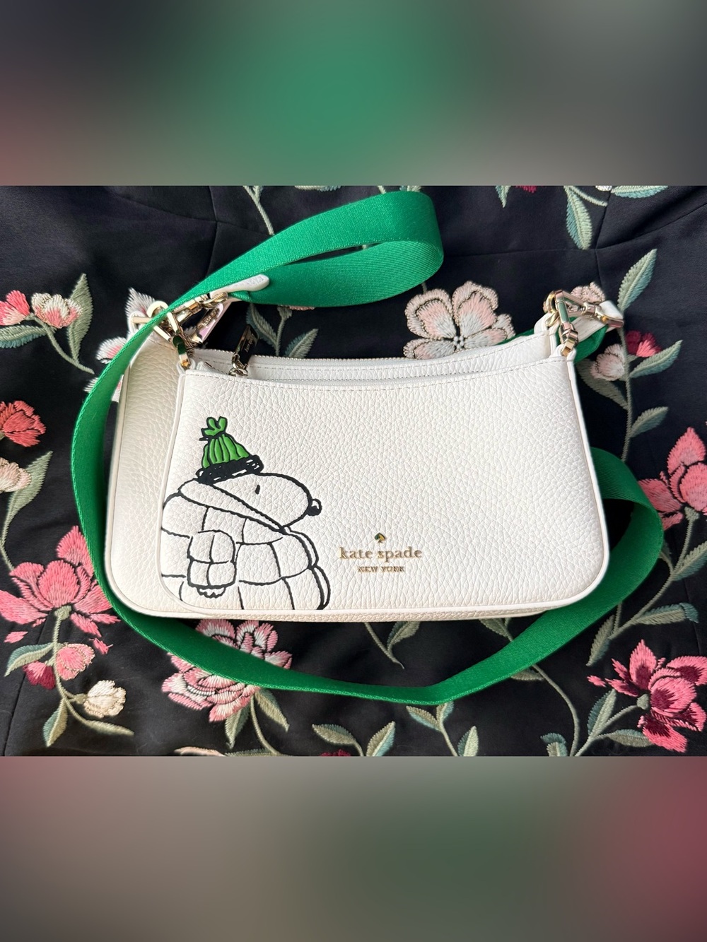 Kate Spade x Peanuts Snoopy Duet Small Crossbody Bag